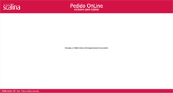 Desktop Screenshot of pedidoonline.trifil.com.br